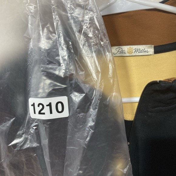 Peter Millar Sweater Mens XL Black Long Sleeve 1/4 Zip Pima Cotton Drawstring - Picture 6 of 8